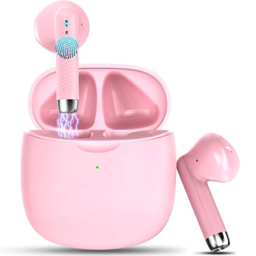 Jxrev - Wireless Earbuds with Bluetooth 5.4, Noise Cancelling, IP7 Waterproof, 32H Playtime