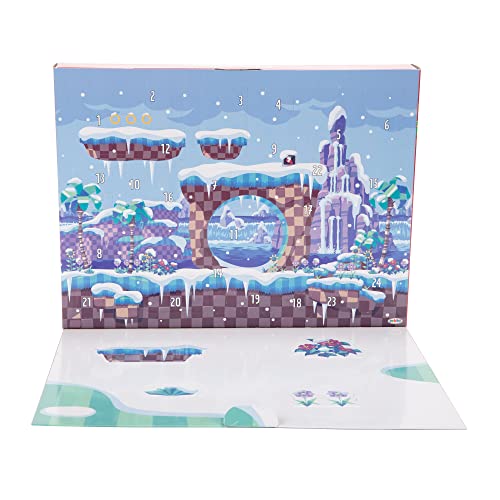 Sonic The Hedgehog Advent Calendar 2025 - 24 Surprises with Exclusive Collectible 2.5 Inch Holiday Action Figures! - Medaid International