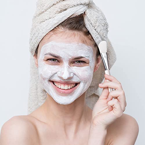 Face Mask Mixing Bowl Set with Silicone Facial Bowls, Brushes, Spatula, Measuring Cup + Scoop, Reusable Makeup Pad, Stylish Makeup Bag, 8 in 1 Esthetician Tool Kit, SPA Quality - Medaid International