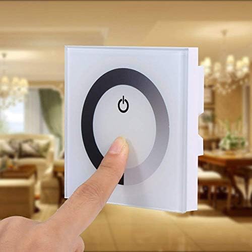 Zerodis - Wall-Mounted Touch Panel Dimmer for 12V-24V Single Color LED Lights