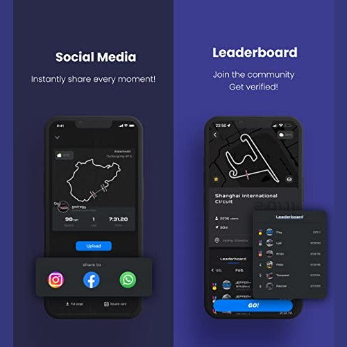 Dragy - GPS Performance Meter with 25Hz Laptimer, Video Overlay, USB-C Charging