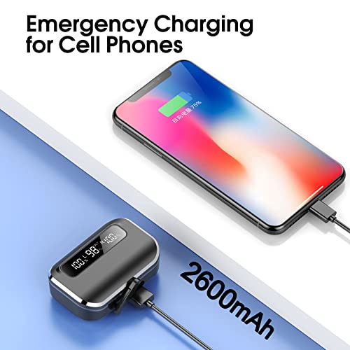 Lekaby - Wireless Bluetooth 5.3 Earbuds with 100-Hour Playback & IPX7 Waterproof