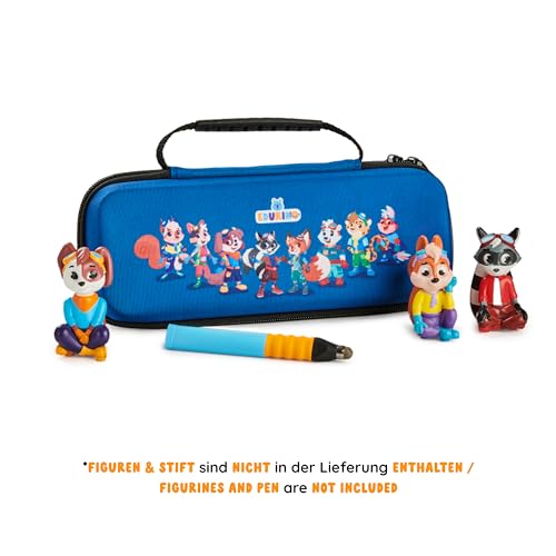 Edurino - Collectable Pencil Case for Figures & Pen, Space for 6 Figures, Educational Fun
