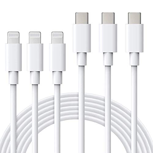 Ilikable - MFi Certified 1M USB C to Lightning Cable 3-Pack for iPhone 14/13/12/11