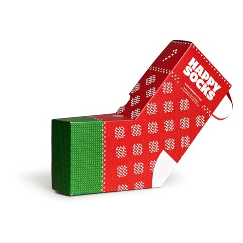 Happy Socks 3 Pack X-Mas Stocking Socks Gift Set (36-40), multicoloured, 36-40, Multicoloured, 36-40 - Medaid International