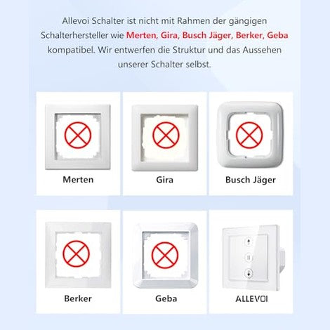 Allevoi - WiFi Roller Shutter Switch, Smart Blind Control, Alexa/Google Compatible