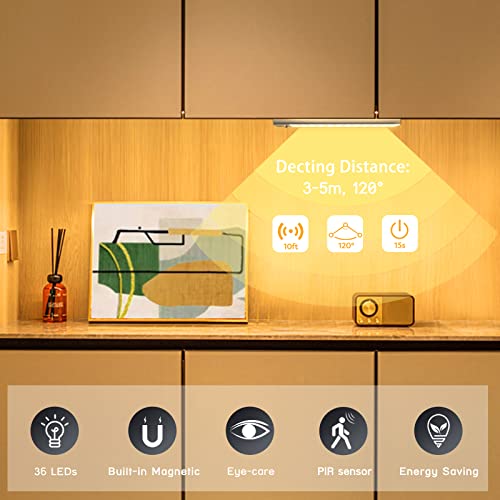 Ouila - Motion Sensor LED Wardrobe Light, USB Rechargeable, 3000K, 2-Pack