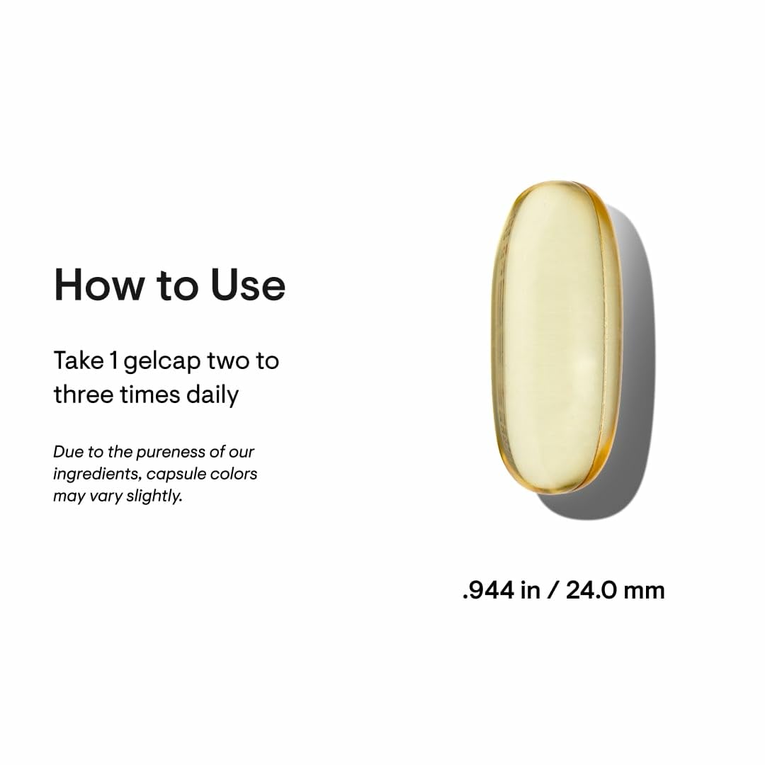 THORNE - Super EPA - Omega-3 Fatty Acids EPA 425mg & DHA 270mg Supplement - Support Brain, Cardiovascular, Joints & Skin* - Gluten, Dairy & Soy-Free - 90 Gelcaps - Medaid International