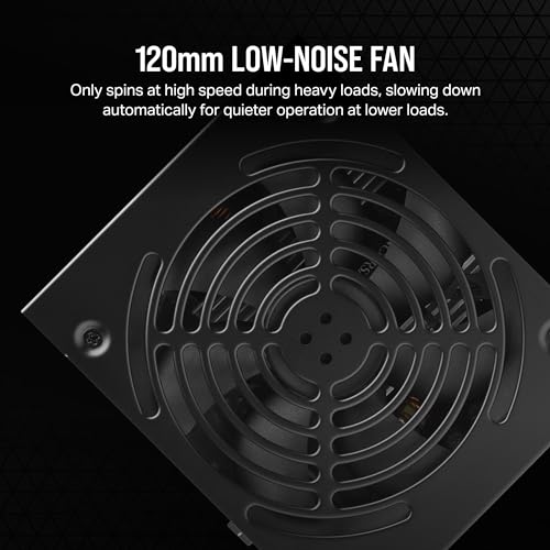 Corsair - CX650 80 Plus Bronze ATX Power Supply with Low-Noise Cooling Fan