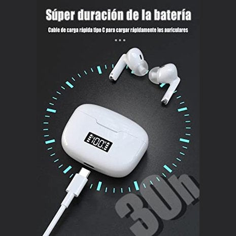 Zak Tool - Wireless Noise Cancelling Bluetooth Headphones, Waterproof, 30H Playback