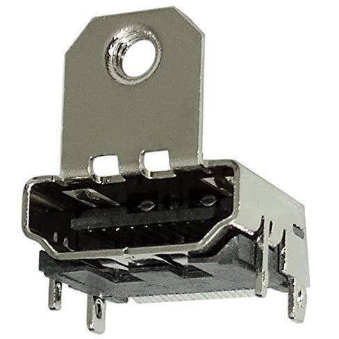 Aerzetix - HDMI Male to Female Solder Type A Adapter Set, 19-Pin with Mounting Plate