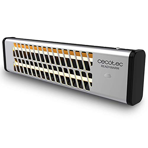 Cecotec - Quartz Electric Radiator 1200W, Adjustable Thermostat, IP24, Low Consumption