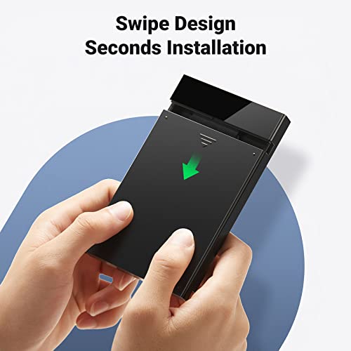 Ugreen - 2.5" USB C Hard Drive Enclosure, SATA III 6Gbps, UASP Compatible, for SSD/HDD