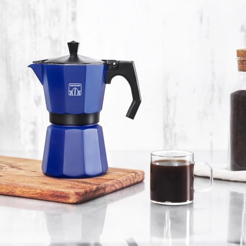 Cecotec - Cumbia Mokclassic 1200 Blue Coffee Maker, 600 ml, Induction Compatible, 12 Cups