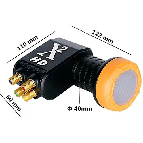 Yiyimimo - Quad LNB 4 Out 4 Way Full HD Universal LNBF for 3D & 4K TV