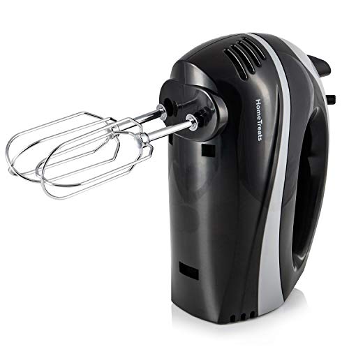 Home Treats - Electric Hand Mixer with 5 Speeds, 2 Blades & Turbo 300W