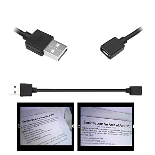 Sing F Ltd - USB Borescope with 6 Adjustable LEDs, Compatible with Android & PC