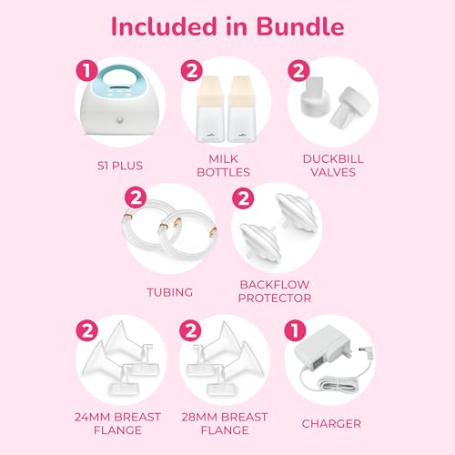 Spectra - S1 Plus Electric Breast Milk Pump for Baby Feeding - Convenient Breast Feeding Support|B00DBKFFJM