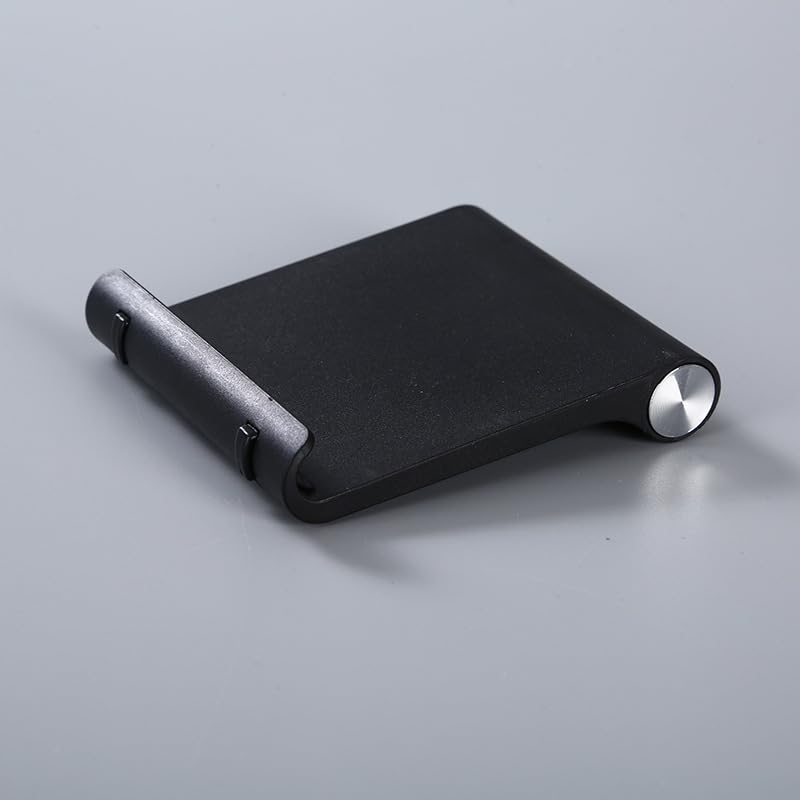 Cell Phone Stand for Desk Phone - Holder Foldable Portable Adjustable Compatible with iPhoneHolder Compatible with Most Phones and Tablets (Black) - Medaid International