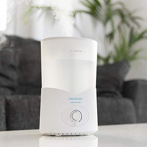 Cecotec - BreezeCare Humidifier 2000 Light, 1.2L Tank, 200ml/h, 360° Steam Output