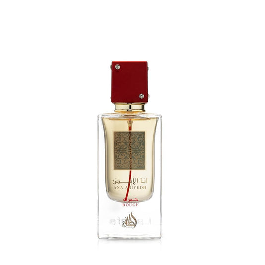 Lattafa Perfumes Ana Abiyedh Rouge for Unisex Eau de Parfum Spray, 2.0 Ounce / 60 ml - Medaid International
