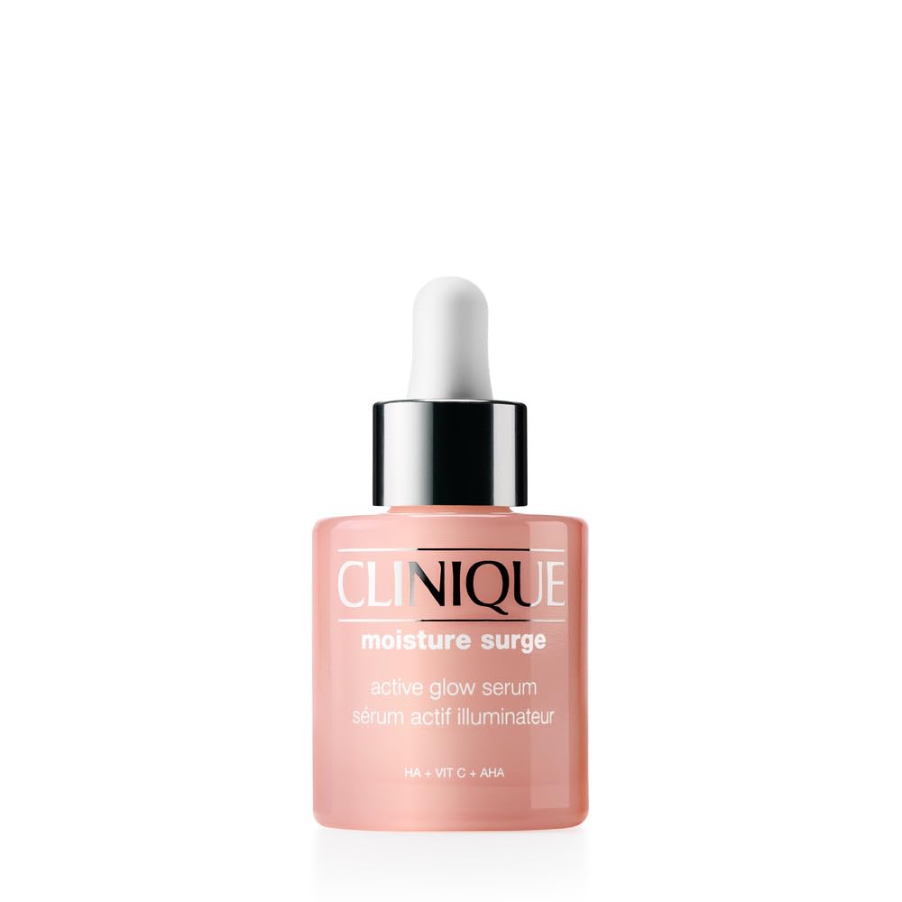 Clinique Moisture Surge Active Glow Serum with Lactic Acid, Hyaluronic Acid + Vitamin C | Hydrating, Lightweight + Oil Free, 1 fl. oz. - Medaid International