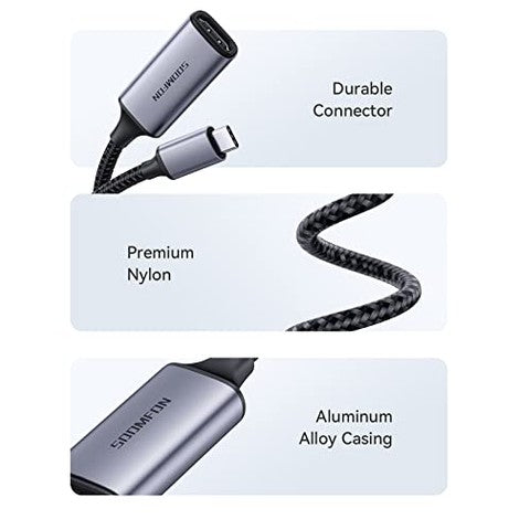 Soomfon - USB C to HDMI Adapter 4K 120Hz, Compatible with MacBook Pro & More