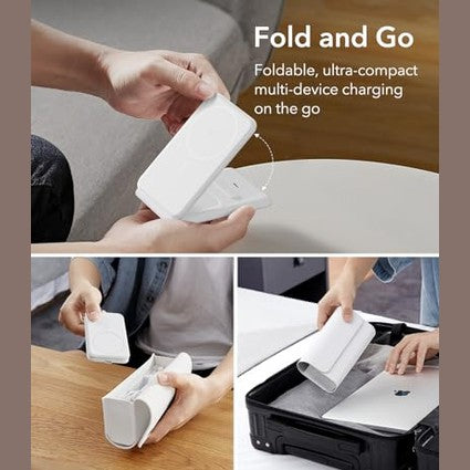 Esr - Foldable 3-in-1 MagSafe Travel Charger for iPhone, Apple Watch & AirPods