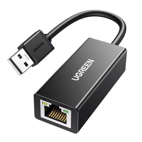 UGREEN - USB to Ethernet Adapter, 10/100 Mbps, AX88772D Chip, RJ45 for Laptop