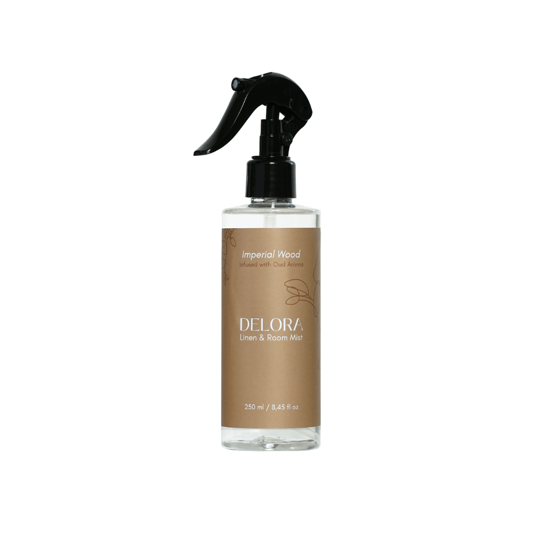 Delora Linen & Room Mist - Imperial Wood (Infused with Oud Aroma)