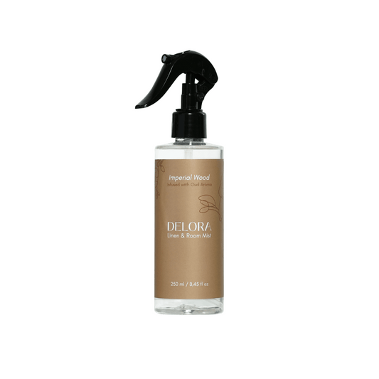 Delora Linen & Room Mist - Imperial Wood (Infused with Oud Aroma)