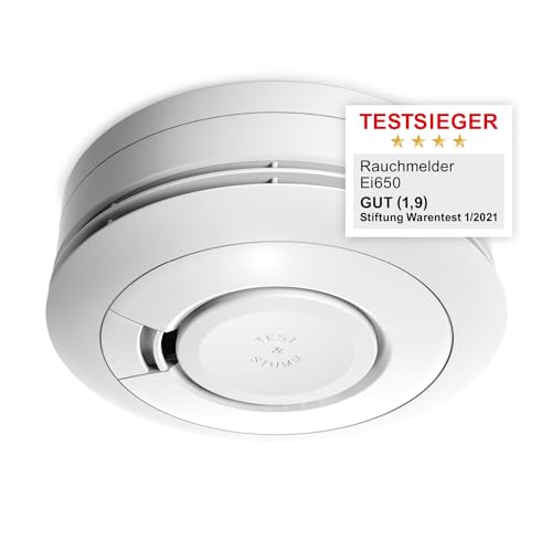 Ei Electronics - Ei650 10-Year Smoke Alarm, White, 3 Volts, Pack of 1