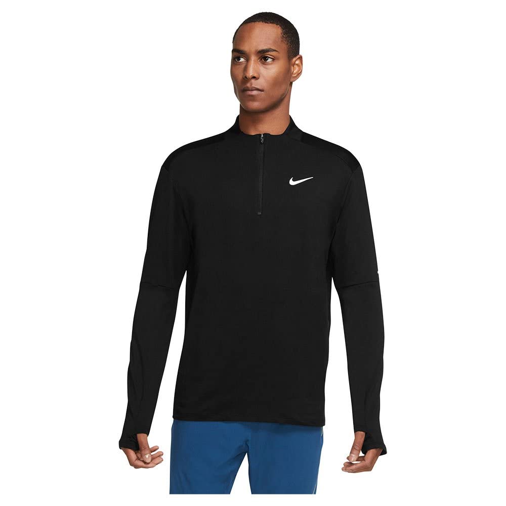 Nike Element Men's Dri-FIT 1/2-Zip Running Top (Black, DD4756-010) Size Large - Medaid International