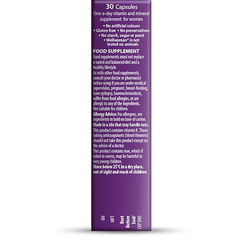 Wellwoman Vitabiotics Advanced Vitamin & Mineral Formula with Evening Primrose & Starflower Oils 30 Capsules - Medaid International