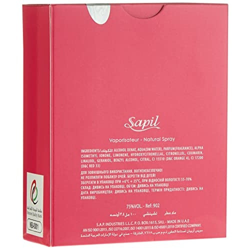 Sapil Chichi Perfume for Women - Long-lasting Dubai Perfume, Floral Musky EDT Spray, 3.4 Oz (100 ml) - Exotic Arabic Cologne for Daily Wear - Medaid International