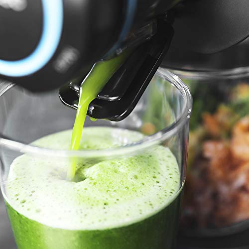 Cecotec - Juice&Live 2000 EasyClean Juicer, 150W, Slow Speed 70RPM, Pulp Regulator