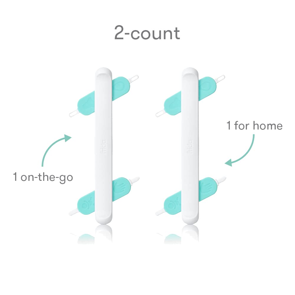 Frida Baby 3-in-1 Nose, Nail + Ear Picker [2 Count] by Frida Baby The Makers of NoseFrida The SnotSucker, Safely Clean Baby's Boogers, Ear Wax & More - Medaid International