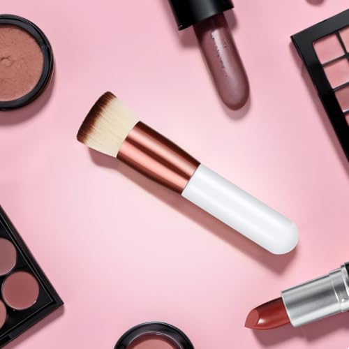 Glasflength - Dense Synthetic Kabuki Foundation Brush for Creamy Liquid Application