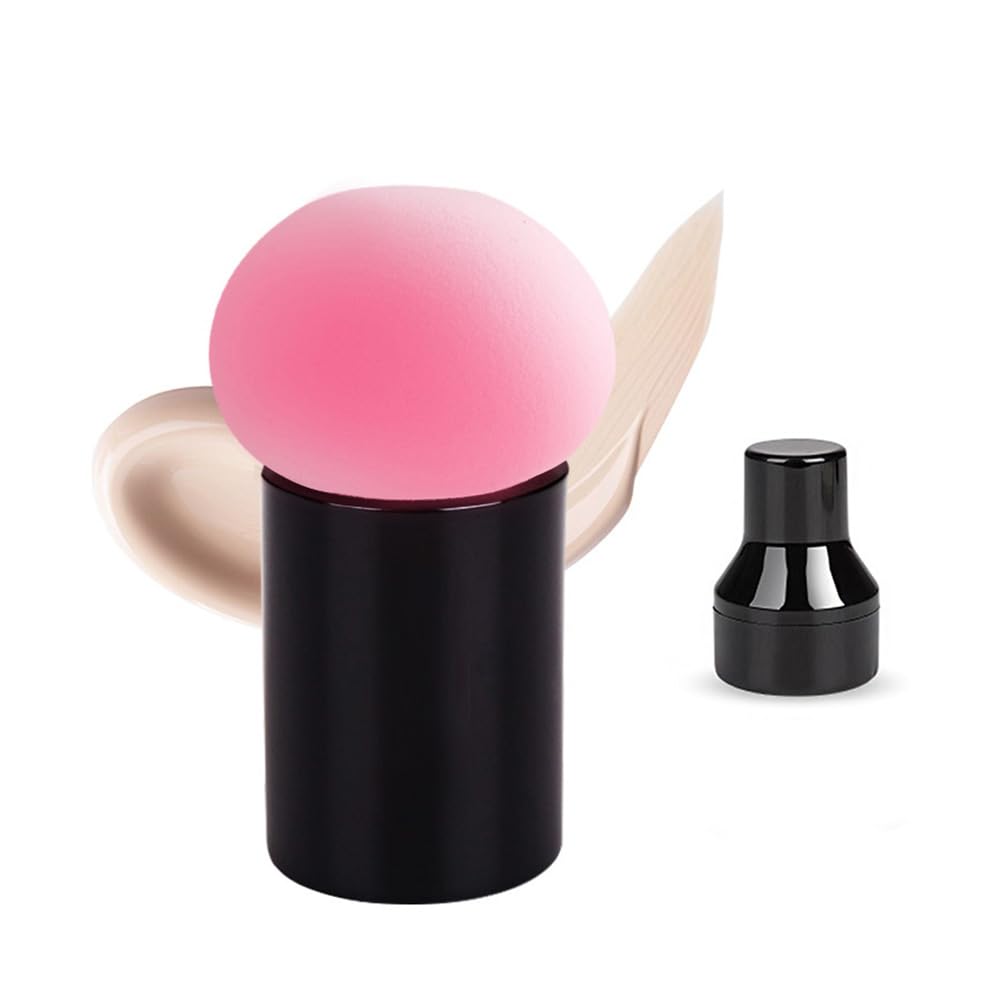 2 Pack Powder Puff Blending Makeup Blenders Sponges Foundation Color Coloring Applicator,Pink - Medaid International