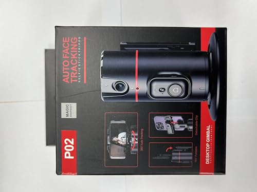 Auto Face Tracking Tripod 360° Rotating Auto Tracking Phone Holder, No App, Phone Camera Stand with Remote and Gesture Control, Smart Shooting Stand for Vlog/TIK Tok Live Video Recording - Medaid International