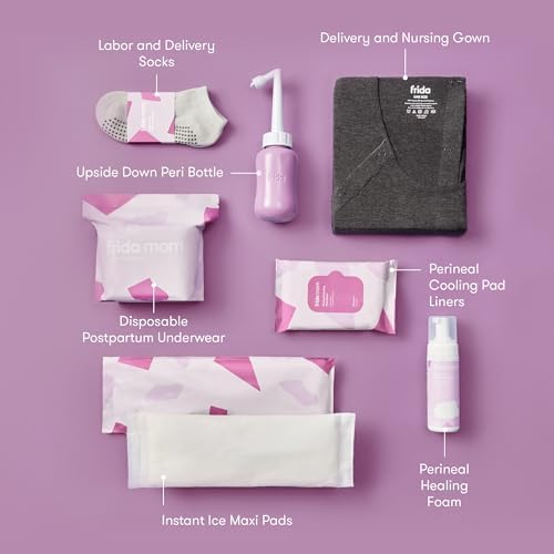 Frida Mom Hospital Kit - Labor,Delivery & Postpartum Recovery, Set Of 1, 15 Piece - Medaid - Lebanon