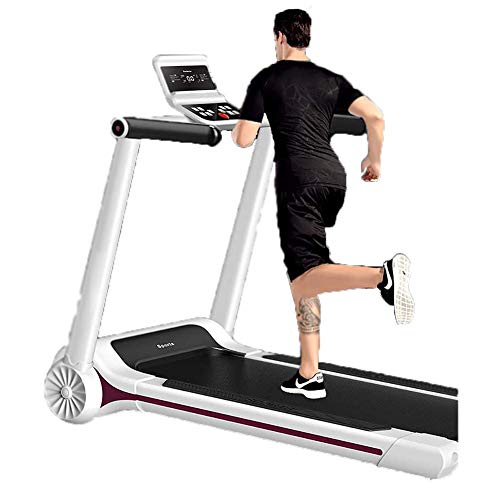 AMhuui Electric Silent Treadmill, Portable Treadmill Low Noise Jogging Walking Running Max Speed Led Display And Mobile Phone Holder for Indoor Training Workout Home Office - Medaid International