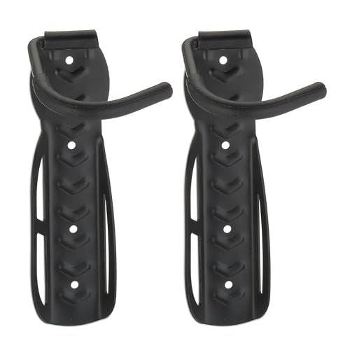Relaxdays - Set of 2 Wall-Mount Bicycle Holders for Space-Saving Bike Storage