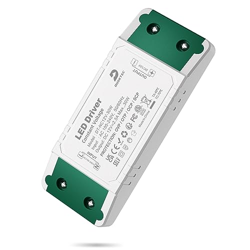 DUSKTEC - 12V 30W LED Driver Transformer for LED Strip Lights and Bulbs