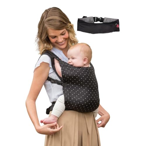 Infantino - Zip Travel Carrier, Ergonomic Design, Folds into Waist Belt, 12-40 lbs