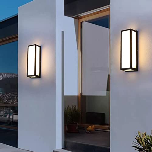 Aaote - Modern LED Wall Sconce 18/30W for Porch & Patio, 3000K Warm Light