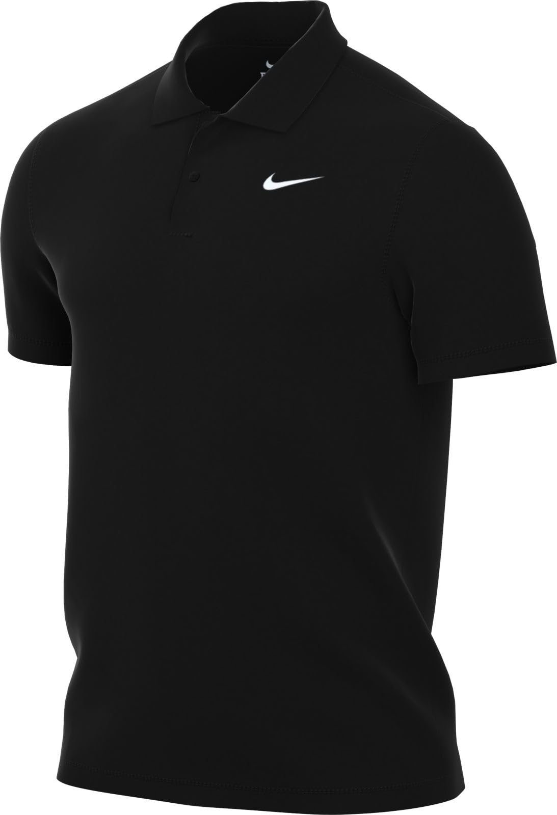 Nike Men's Court Dri-FIT Tennis Polo Black/White Small - Medaid International