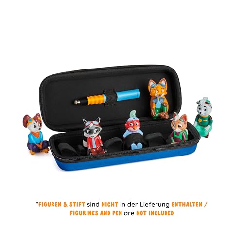 Edurino - Collectable Pencil Case for Figures & Pen, Space for 6 Figures, Educational Fun