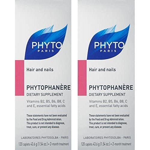 PHYTO Phytophanère 100% Natural Hair Loss Thinning Dietary Supplement, 4-Month Supply - Medaid International