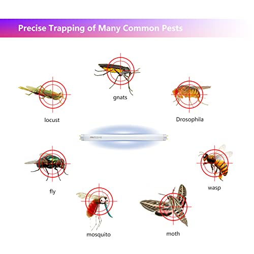 AUROHOPE - FSL BL T5 6W Fly Killer Replacement Bulbs - 9in UV Tubes (2-Pack)